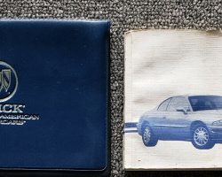 1995 Buick Riviera Owner's Manual Set