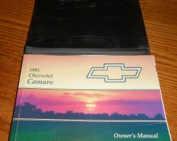 1995 Chevrolet Camaro Owner's Manual Set