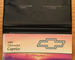 1995 Chevrolet Caprice Owner's Manual Set