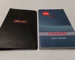 1995 GMC Safari Owner's Manual Set