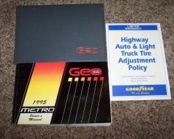 1995 Geo Metro Owner's Manual Set