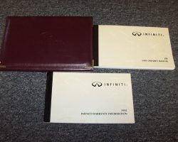 1995 Infiniti J30 Owner's Manual Set