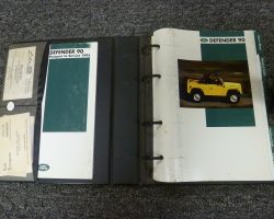 1995 Land Rover Defender 90 USA Edition Owner's Manual Set