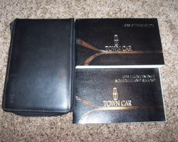 1995 Lincoln Town Car Owner's Manual Set