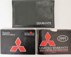 1995 Mitsubishi Diamante Owner's Manual Set