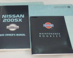 1995 Nissan 200SX Owner's Manual Set