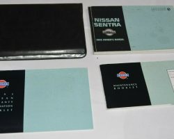 1995 Nissan Sentra Owner's Manual Set
