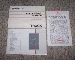 1995 Toyota Truck Owner's Manual Set