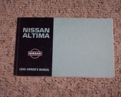 1996 Nissan Altima Owner's Manual