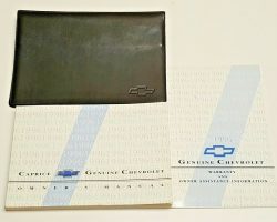 1996 Chevrolet Caprice Owner's Manual Set