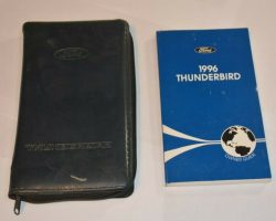 1996 Ford Thunderbird Owner's Manual Set