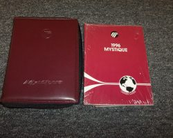 1996 Mercury Mystique Owner's Manual Set