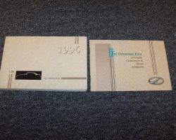 1996 Oldsmobile LSS Owner's Manual Set