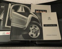 1997 Acura SLX Owner's Manual Set