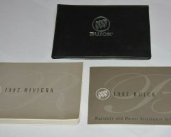 1997 Buick Riviera Owner's Manual Set