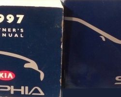 1997 Kia Sephia Owner's Manual Set