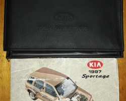 1997 Kia Sportage Owner's Manual Set