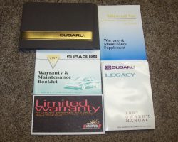 1997 Subaru Legacy Owner's Manual Set