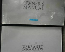 1997 Mazda Protege Owner's Manual Set