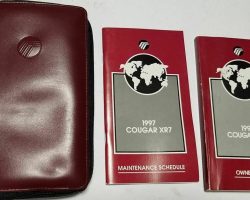 1997 Mercury Cougar XR7 Owner's Manual Set