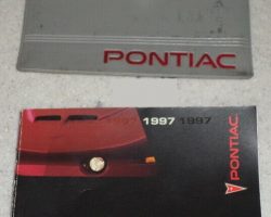 1997 Pontiac Firebird & Trans Am Owner's Manual Set