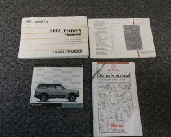1997 Toyota Land Cruiser Owner's Manual Set