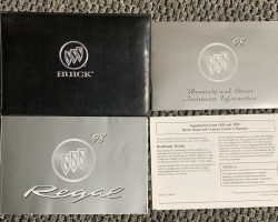 1998 Buick Regal Owner's Manual Set