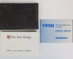 1998 Dodge Avenger Owner's Manual Set