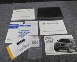 1998 Dodge Durango Owner's Manual Set