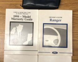 1998 Ford Ranger Owner's Manual Set