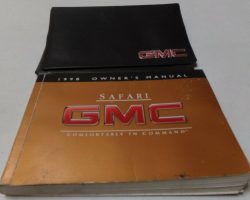 1998 GMC Safari Owner's Manual Set