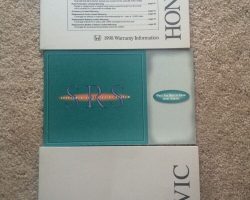1998 Honda Civic Coupe Owner's Manual Set