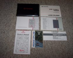 1998 Toyota Land Cruiser Owner's Manual Set