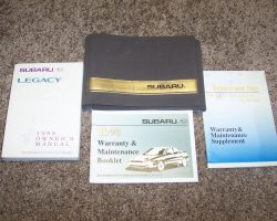 1998 Subaru Legacy Owner's Manual Set
