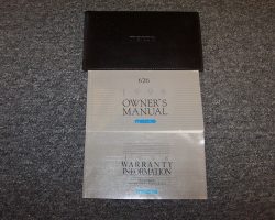 1998 Mazda 626 Owner's Manual Set