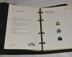 1998 Volkswagen New Beetle Owner's Manual Set