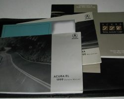 1999 Acura RL Owner's Manual Set