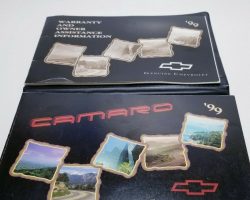 1999 Chevrolet Camaro Owner's Manual Set