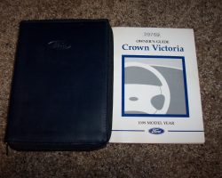 1999 Ford Crown Victoria Owner's Manual Set