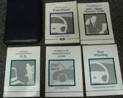 1999 Ford Expedition Owner's Manual Set