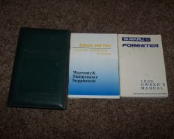 1999 Subaru Forester Owner's Manual Set