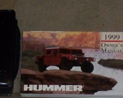 1999 Hummer H1 Owner's Manual Set