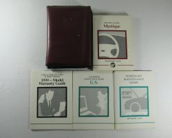 1999 Mercury Mystique Owner's Manual Set