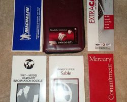 1999 Mercury Sable Owner's Manual Set