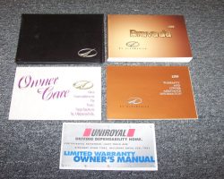 1999 Oldsmobile Bravada Owner's Manual Set