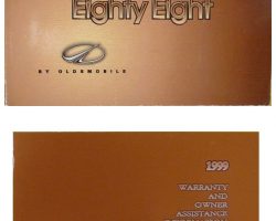 1999 Oldsmobile Eighty-Eight Owner's Manual Set