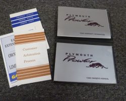 1999 Plymouth Prowler Owner's Manual Set