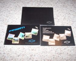 1999 Chevrolet Prizm Owner's Manual Set
