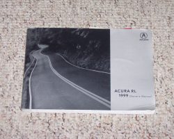 1999 Acura RL Owner's Manual