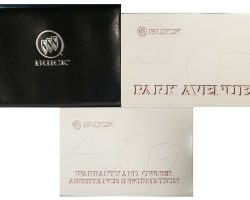 2002 Buick Park Avenue Owner's Manual Set